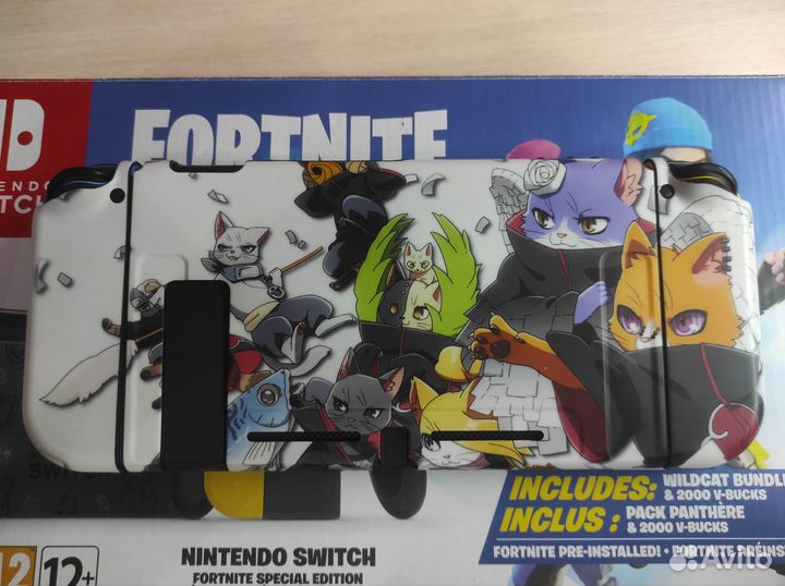 Nintendo switch v2 Fortnite edition прошитая