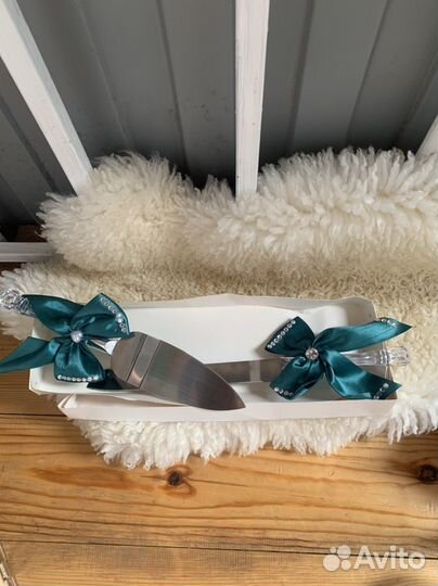 Нож с лопаткой для торта