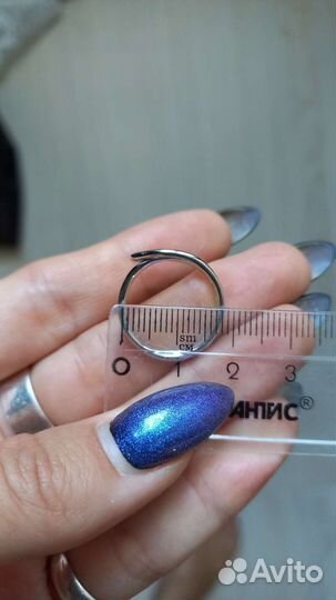 Серебряное витое кольцо