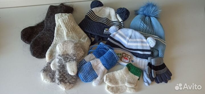 Детские шапочки, носочки, варежки