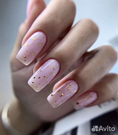 Маникюр с укреплением, Наращивание, Маникюр