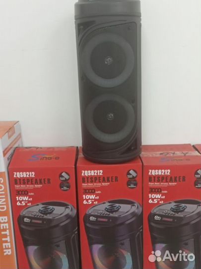 Колонка BT блютуз usb fm радио aux караоке