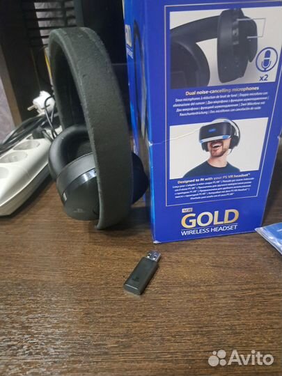 Беспроводные наушники sony ps4 gold