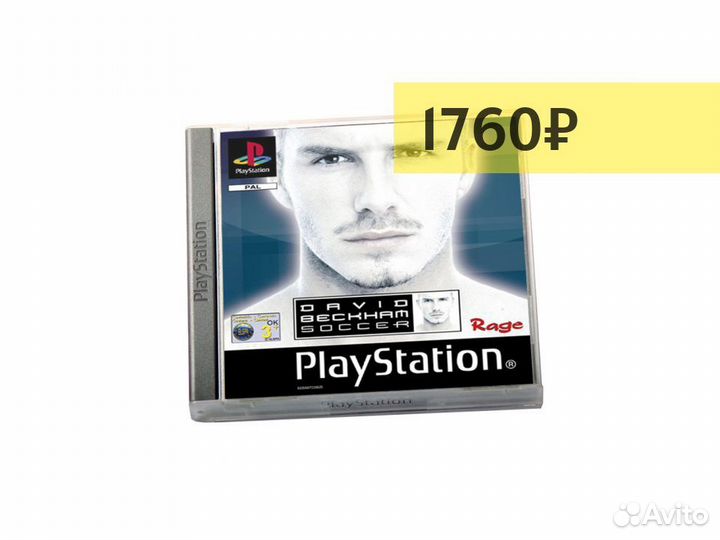 David Beckham Soccer, б/у, английский (PS One)