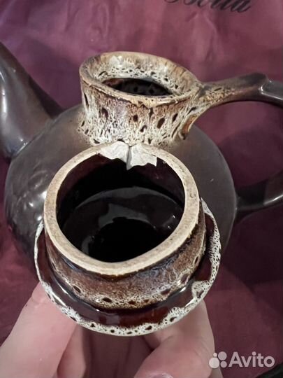 Чайник, кувшин, керамика, глиняный, большой