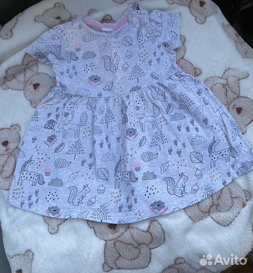 Платье для девочки 74