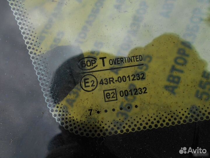 Форточка зад левая VAZ LADA Kalina 2004-2013 хэтч