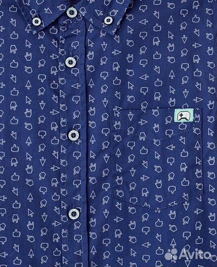 В упаковке. Школьная Рубашка новая для мальчика