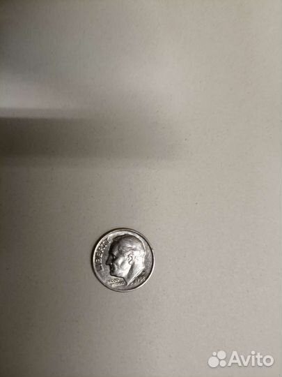 Монета one Dime liberti 1988 год