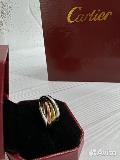 Cartier trinity кольцо