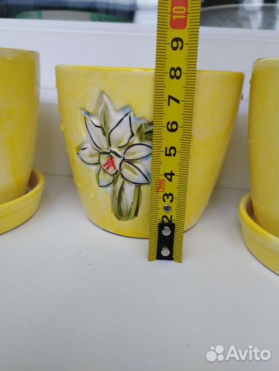 Горшок для фиалок керамика