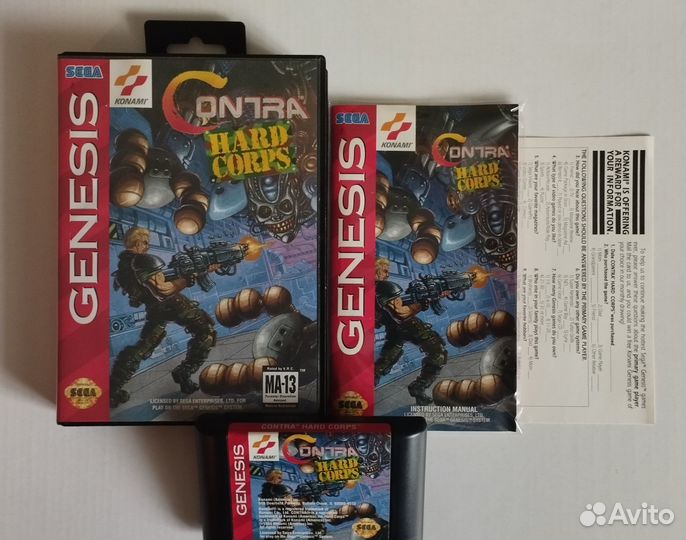 Contra Hard Corps Sega Genesis