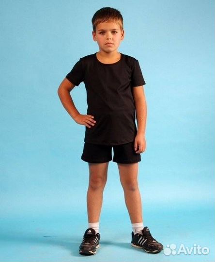 Ш 4.03 Шорты детск.черный (122-60-54 / 7 лет)