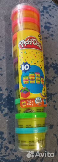 Пластилин Play doh баночки, набор в тубе