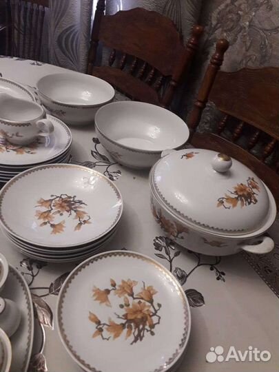 Столовый сервиз ГДР на 6 персон