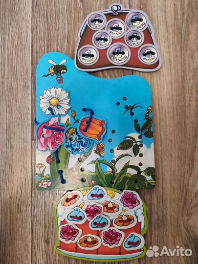 Обучающий набор со шнуровкой- 3 шт