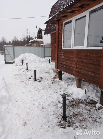 Свайно винтовой фундамент