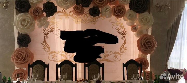 Цветы из изолона для баннера