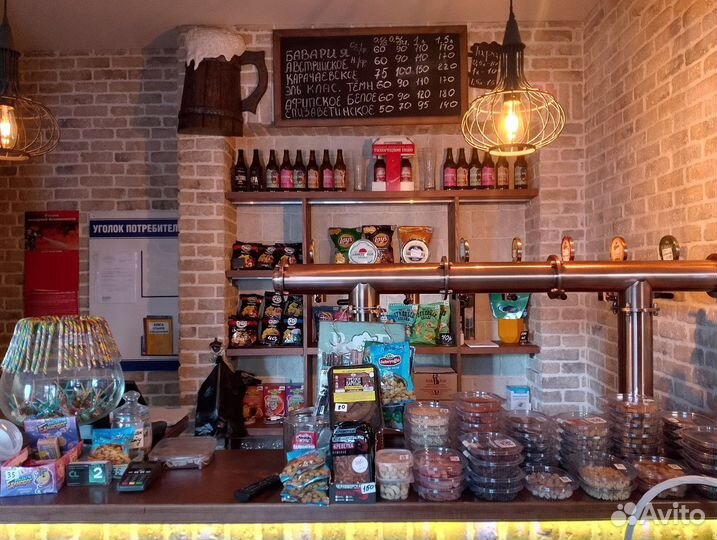 Пивной магазин-бар в центре города.Готовый бизнес