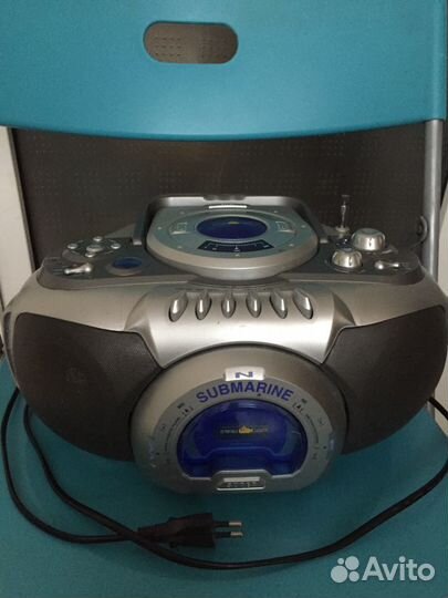Бумбокс daewoo серебристый submarina