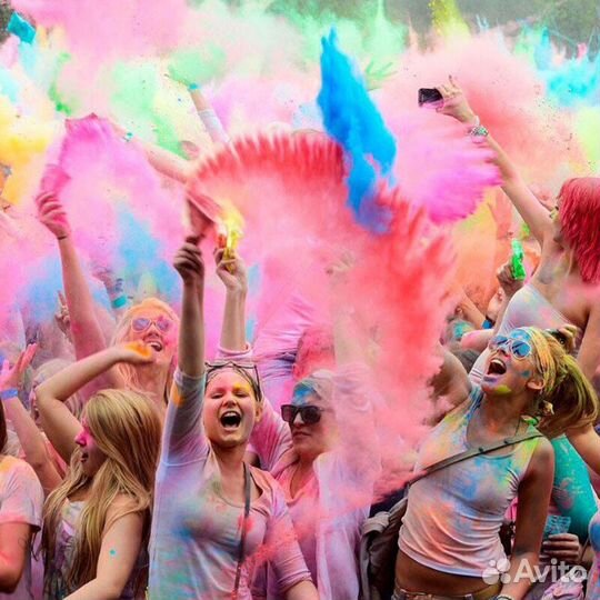 Фестивальные Краски Холи бирюзовый 120 г