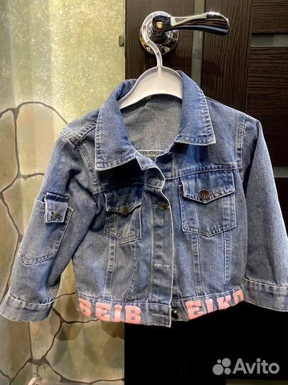 Джинсовая куртка для девочки