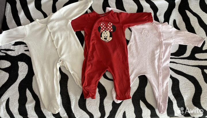 Пакет вещей для девочки от 0 до 3 месяцев