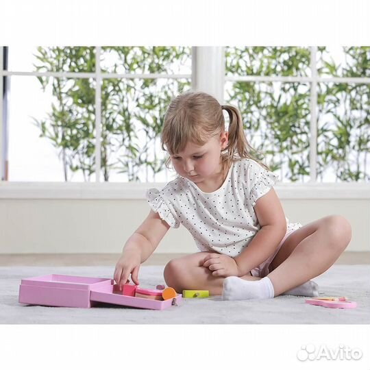 Набор Красавица (8 предметов) в чемодане (дерево) Viga 50531