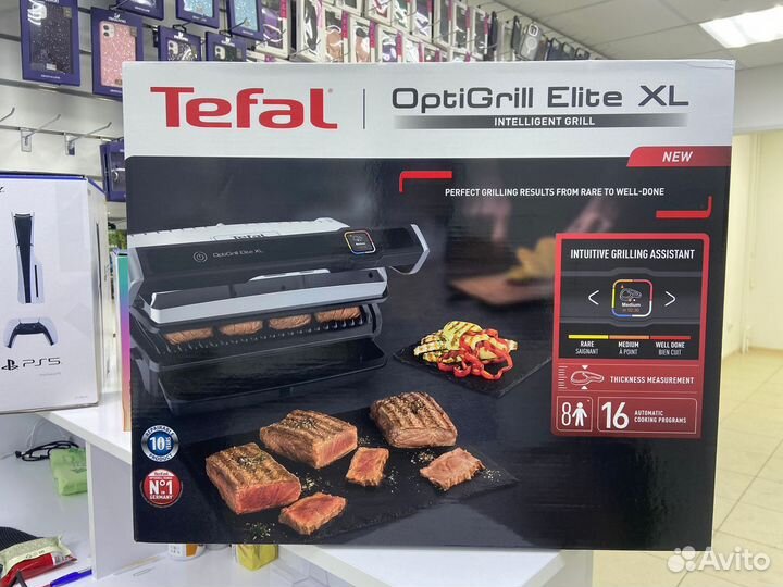 Электрогриль Tefal Optigrill Elite XL GC760D30