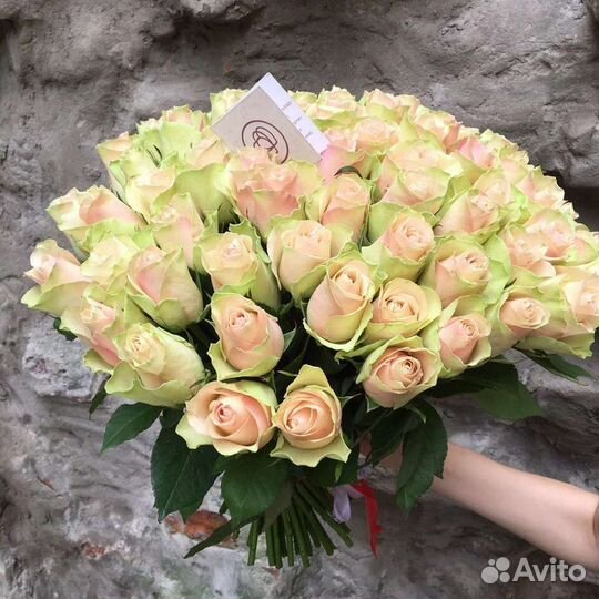 Цветы розы букет