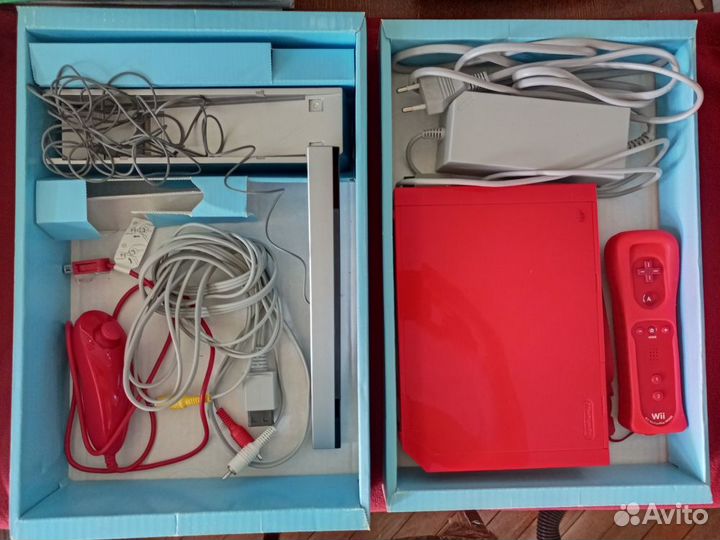 Nintendo Wii New Super Mario Bros red + допы