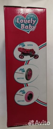 Коляска для кукол новая