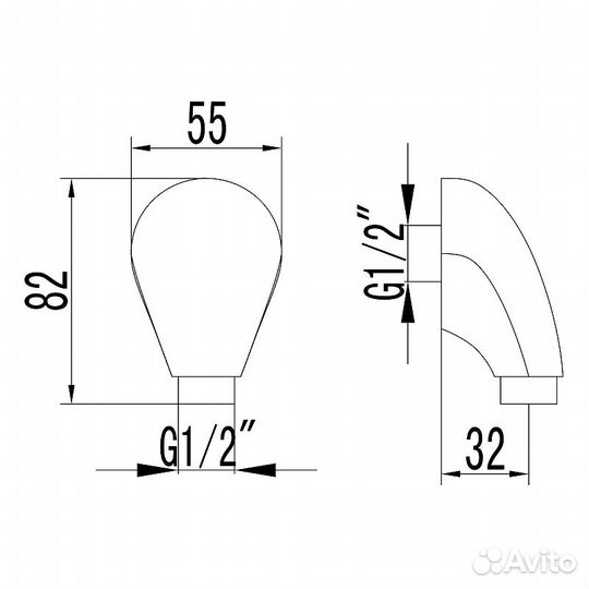 Шланговое подключение Lemark LM4883C Хром