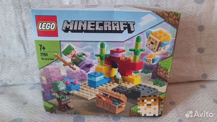 Lego Minecraft Коралловый риф 21164