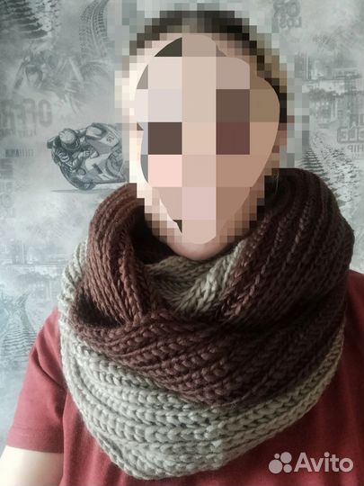 Шарфы и вязанные хомуты