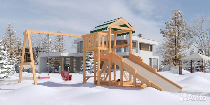Детская площадка Савушка Мастер 2 (4 сезона)