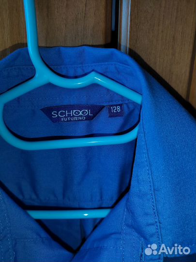 Рубашка школьная 128