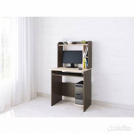 Грета-1 Компьютерный стол венге/дуб молочный