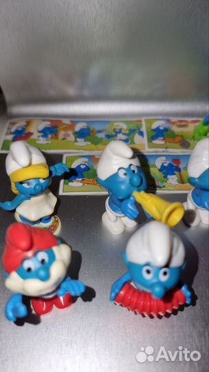 Киндер Смурфы старая сборка