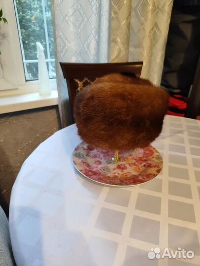 Шапка норковая женская
