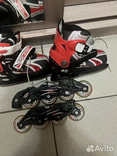 Коньки и ролики 2 в 1