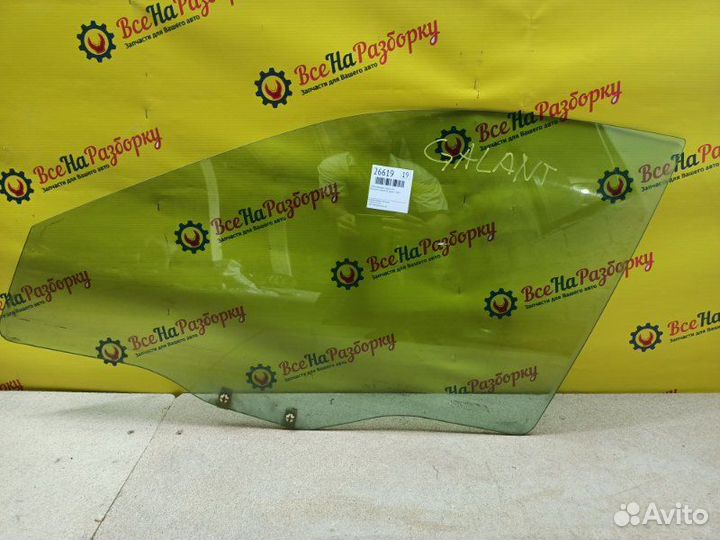 Стекло боковое переднее левое Mitsubishi Galant De