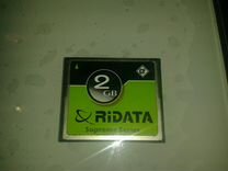 Compact Flash 2GB ridata Б/у