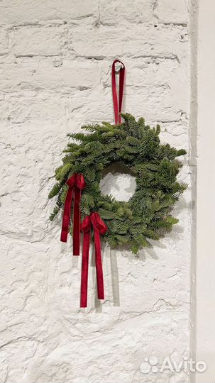 Новогодние украшения Венок новогодний