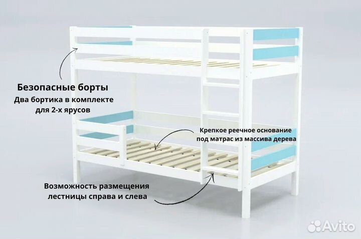 Кровать для подростка в наличии опт