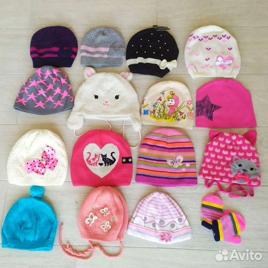 Шапка на девочку от 2до 7лет