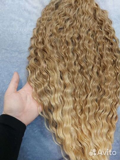 Афрокудри на трессах (материал)