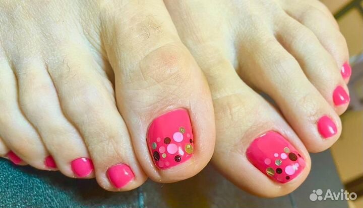 Педикюр + гель-лак