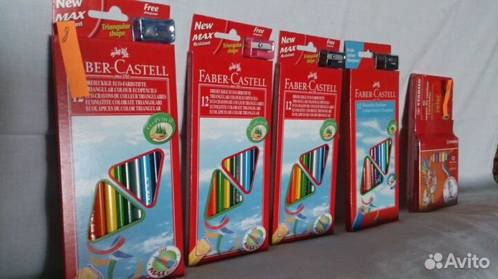 Новые карандаши цветные Faber-Castell со склада