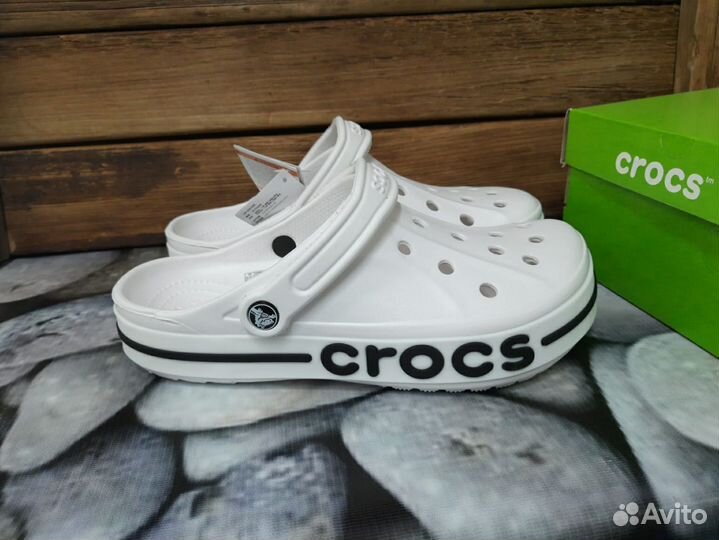 Crocs крокс белые артикул 01/коробка